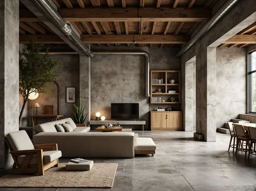 minotti,cassina,natuzzi,loft,living room,ceramiche,livingroom,scandinavian style,concrete ceiling,contemporary decor,home interior,travertine,danish furniture,sitting room,associati,modern decor,berkus,modern living room,interior modern design,rovere