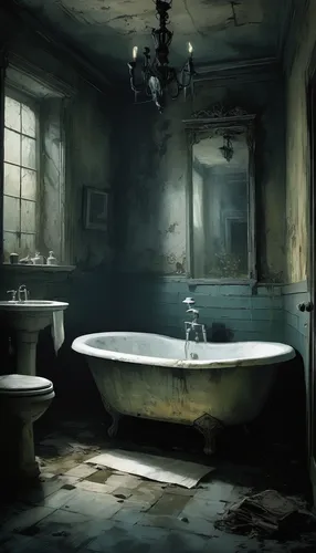 the girl in the bathtub,bathtub,bath,baths,luxury decay,luxury bathroom,abandoned room,tub,bathe,bathroom,abandoned places,bath oil,sink,bath with milk,abandoned,washbasin,abandoned place,taking a bath,bathtub accessory,asylum,Conceptual Art,Fantasy,Fantasy 10