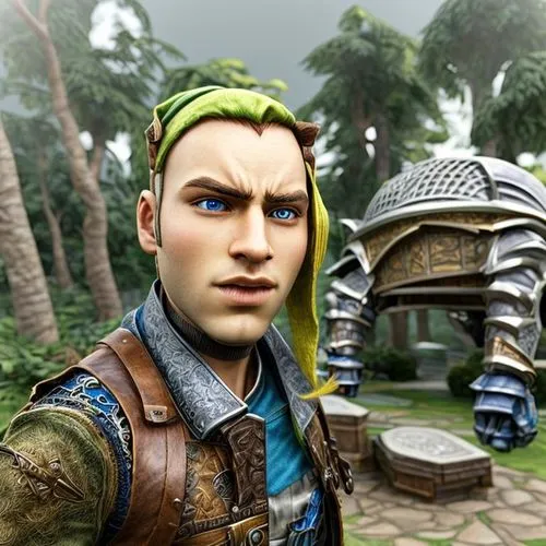 male elf,avatar,scandia gnome,elven,violet head elf,elf,cgi,stone background,kadala,snake's head,scandia gnomes,lokportrait,male character,fountain head,color is changable in ps,leonardo,botargo,green skin,lokdepot,rabihorcado