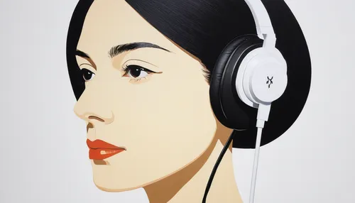 headphone,audiophile,earphone,listening to music,wireless headset,headphones,casque,cool pop art,headset profile,music player,callas,audio player,music,headset,pop art style,wireless headphones,girl-in-pop-art,audio accessory,stereophonic sound,headsets,Conceptual Art,Oil color,Oil Color 13