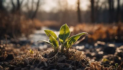 tender shoots of plants,seedling,eastern skunk cabbage,veratrum,monocotyledon,plantago,earth in focus,signs of spring,early spring,spring leaf background,beginning of spring,grass lily,perennial plant,siberian squill,lily of the field,forest plant,butterbur,milkweed,leaf flowering spring,smooth solomon's seal,Photography,General,Cinematic