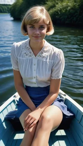 girl on the boat,the blonde in the river,rowing dolle,girl on the river,the sea maid,pedalos,rowboat,paddle boat,heidi country,rowing-boat,rowing boat,retro woman,1967,rowboats,60s,greta oto,row-boat,1965,boat,raftsundet,Illustration,Realistic Fantasy,Realistic Fantasy 19