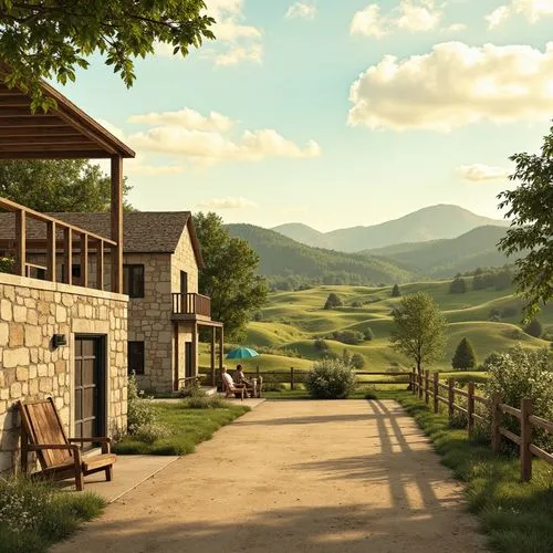 alpine village,home landscape,country cottage,mountain village,house in the mountains,mountain settlement,house in mountains,countryside,farmstead,summer cottage,township,oberland,wooden houses,ecovillages,rural landscape,country house,appalachia,ludgrove,country estate,mountain valley