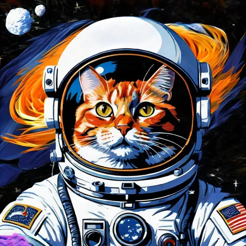 kittinger,astronaut,cat vector,firestar,astronautic,spacefill