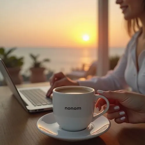 nomadism,nescafe,inspiron,nespresso,nominet,woman drinking coffee