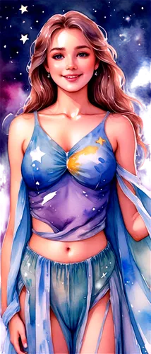 cosmogirl,amphitrite,solar quartz,star mother,dazzler,horoscope libra,belldandy,zodiac sign libra,mermaid background,margaery,amihan,aquarius,goddess of justice,fantasy woman,astronema,margairaz,diwata,starry sky,stargirl,jauregui,Illustration,Paper based,Paper Based 25