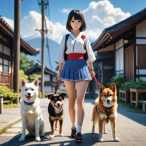 inu,kantai collection sailor,monogatari,anime japanese clothing,inuzuka,shiba inu,Photography,General,Realistic