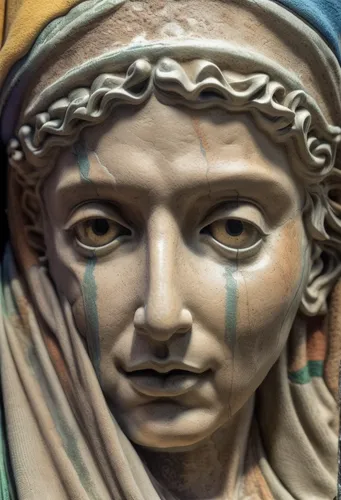 caryatid,athena,lycaenid,cybele,vatican museum,justitia,cleopatra,seven sorrows,artemisia,weeping angel,tears bronze,poseidon god face,trajan,cepora judith,ephesus,asclepius,woman's face,botticelli,the prophet mary,byzantine