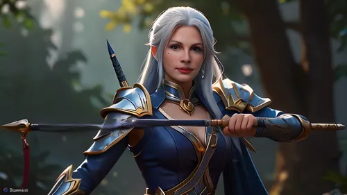 jaina,female warrior,elona,ashe,dark elf,karavas,swordswoman,lonka,shadrake,velika,yuanji,janna,karpas,longbows,rivara,dianbai,fiora,vaivara,sandahl,uriri