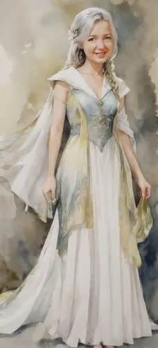 yellen,white rose snow queen,galadriel,the snow queen,white lady,sebelia,noblewoman,cenerentola,tymoshenko,sebelius,porcellian,frigga,archduchess,kellyanne,cepora judith,mclachlin,celtic queen,old elisabeth,cinderella,fairy queen,Digital Art,Watercolor