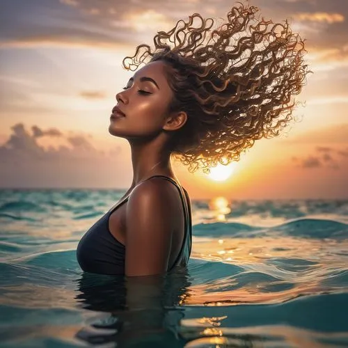 photoshoot with water,azilah,ledisi,hawijah,moana,oshun,Conceptual Art,Fantasy,Fantasy 03