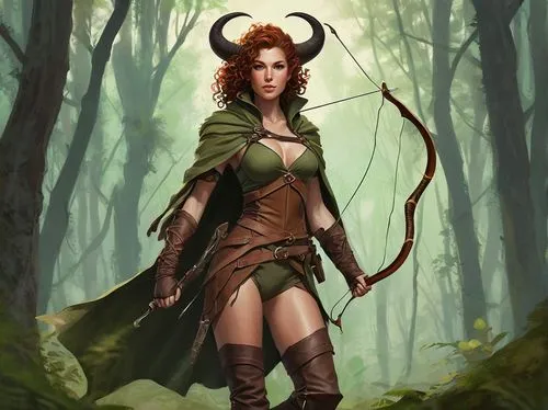 huntress,faun,druid,wood elf,female warrior,dryad,elven,the enchantress,bow and arrows,fae,sorceress,fantasy portrait,dark elf,fantasy art,heroic fantasy,elven forest,faerie,bows and arrows,fantasy woman,druids,Illustration,Vector,Vector 07