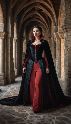 imperial coat,red gown,matador,queen of hearts,lady in red,red cape,red coat,red tunic,ball gown,iulia hasdeu castle,gothic portrait,man in red dress,dracula,abaya,gothic fashion,girl in a historic way,regal,vampire woman,almudena,soprano,Photography,General,Natural