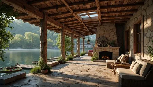 summer cottage,house by the water,house with lake,lake view,boathouse,summer house,pool house,beautiful home,cottage,loggia,hameau,sunroom,chalet,boat house,wooden decking,home landscape,patio,river side,river view,boat dock