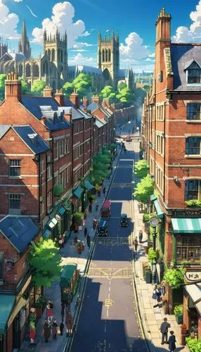 redbrick,weatherfield,kelham,castlefield,kirkhope,toytown,townscape,woolnoth,potteries,townscapes,maplestory,mytown,wilmslow,microdistrict,ashforth,fantasy city,burslem,layton,altrincham,cheadle,Illustration,Japanese style,Japanese Style 03