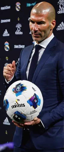 Football legend Zinedine Zidane addresses the media after being named as the new head coach of Real Madrid,ronaldo,fifa 2018,cristiano,round bale,uefa,the ball,pallone,soccer ball,futebol de salão,swi