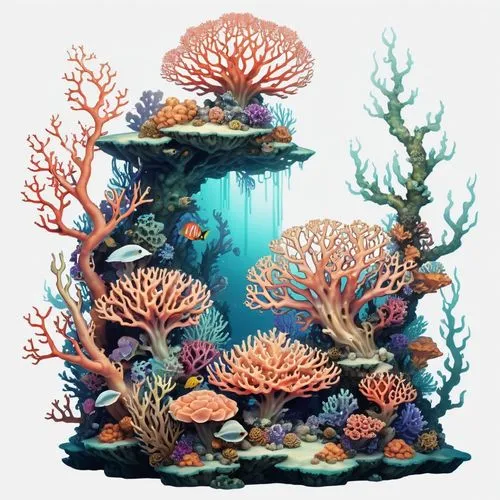 reef tank,coral reef,coral reefs,bubblegum coral,coral fish,underwater landscape,Illustration,Abstract Fantasy,Abstract Fantasy 11