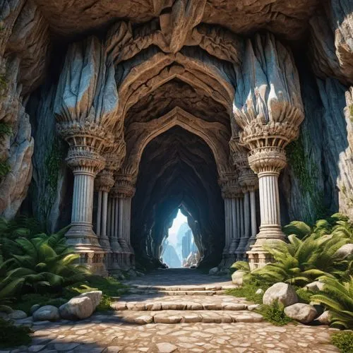 labyrinthian,hall of the fallen,theed,threshhold,arenanet,portal,archway,strangehold,khandaq,archways,alfheim,doorways,cryengine,3d fantasy,mihrab,amalda,entrada,gateway,entranceways,doorway,Photography,General,Realistic