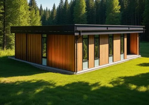 timber house,prefabricated,3d rendering,sketchup,prefabricated buildings,revit,prefab,arkitekter,inverted cottage,passivhaus,wooden house,small cabin,cubic house,render,cabins,wooden sauna,log cabin,forest house,bohlin,corten steel