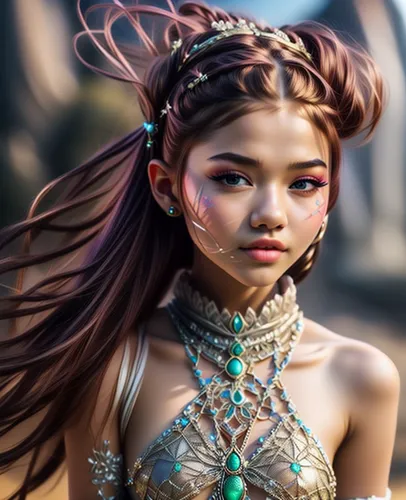 fantasy art,fantasy portrait,mulan,oriental princess,asian costume,warrior woman,inner mongolian beauty,faery,oriental girl,mystical portrait of a girl,ancient egyptian girl,female warrior,asian woman,fantasy picture,3d fantasy,asian culture,fantasy woman,asian vision,pocahontas,fairy tale character