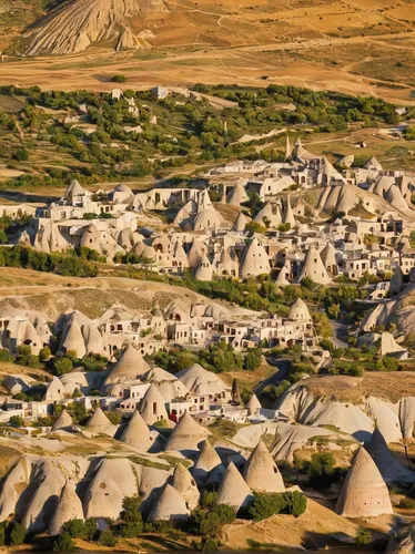 cappadocia,göreme,tent camp,bannack camping tipi,namibia nad,human settlement,mud village,judaean desert,mongolia,altyn-emel national park,tents,tipi,mongolian,argentina desert,mongolia eastern,kentauros,bayan ovoo,tourist camp,pamukkale,nature mongolia,Conceptual Art,Oil color,Oil Color 15