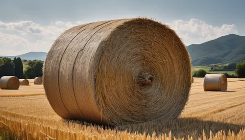 Imagine a dystopian world where round bales are the only remaining source of sustenance.,round bales,round straw bales,hay barrel,round bale,straw bales,hay bales,bales of hay,hay bale,hay stack,straw