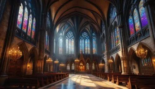 cathedral,sanctuary,nidaros cathedral,transept,duomo,gothic church,the cathedral,koln,ulm minster,hdr,empty interior,presbytery,interior view,gesu,markale,haunted cathedral,the interior,immenhausen,ecclesiatical,interior,Art,Classical Oil Painting,Classical Oil Painting 07