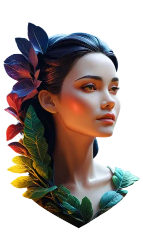 gradient mesh,natura,avatar,flora,natural cosmetic,lotus png,illustrator,world digital painting,dryad,pachamama,flowers png,growth icon,color picker,fantasy portrait,geometric ai file,computer graphic