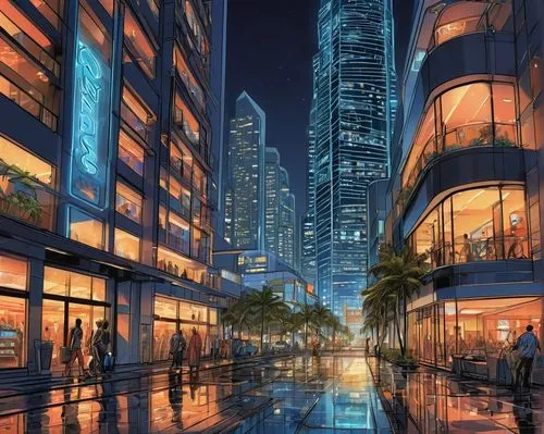 guangzhou,dubai marina,dubai,dubay,tallest hotel dubai,jbr,cybercity,shanghai,mubadala,dubia,nakheel,songdo,doha,largest hotel in dubai,shenzhen,klcc,makati,taikoo,harbour city,emaar,Illustration,American Style,American Style 13