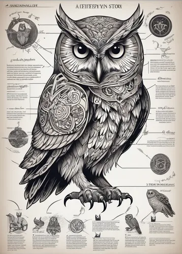 Write a dark fantasy story about an owl tattoo that comes to life and seeks vengeance.,owl pattern,owl art,boobook owl,owl nature,owl-real,reading owl,sparrow owl,tawny frogmouth owl,owls,owl,owl draw