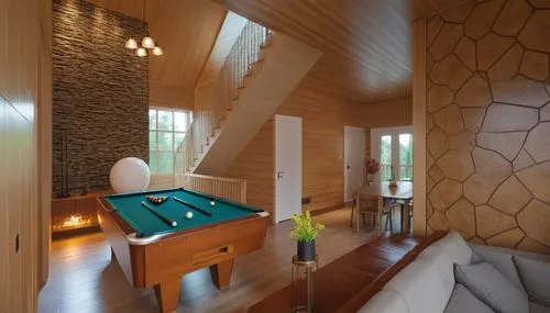 poolroom,pool house,interior modern design,luxury home interior,billiards,chalet,home interior,dug-out pool,modern room,3d rendering,contemporary decor,family room,game room,holiday villa,great room,inverted cottage,interior design,vaulted ceiling,dunes house,modern decor,Photography,General,Realistic