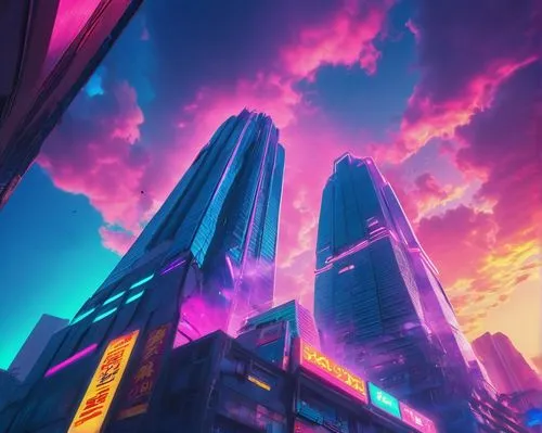 futuristic landscape,cybercity,colorful city,skycraper,cityscape,skyscraping,skyscraper,skyscrapers,fantasy city,shinjuku,futuristic architecture,futuristic,cybertown,sky apartment,sky city,futurist,the skyscraper,skyreach,ctbuh,cyberpunk,Conceptual Art,Sci-Fi,Sci-Fi 28