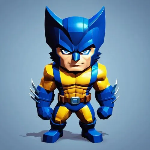 wolverine,elec,tenkrat,megaman,minifigure,fleetway,Unique,3D,Isometric