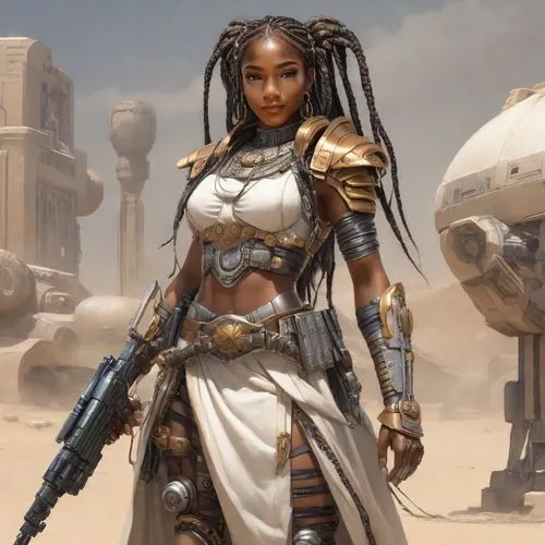 afrofuturism,barsoom,neferhotep,nasariyah,malima,teferi,alien warrior,female warrior,anakara,kemet,nubia,diriyah,jadiriyah,sanaa,shadrake,dahari,sisoulith,nubian,mayhle,geonosis,Digital Art,Classicism