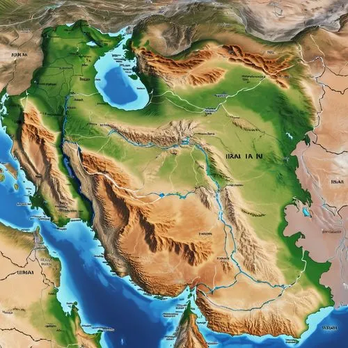 persian gulf,relief map,caspian sea,iran,kurdistan,iranian,jordanian,united arab emirate,north african bristle ends,yemeni,argan trees,bahraini gold,saudi arabia,arabia,qom province,jordan river valley,abe-e-panj river valley,geographic map,qumran,arabian mau,Photography,General,Realistic