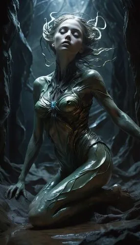 gollum,vecna,water nymph,dryad,vestal,geist,Conceptual Art,Fantasy,Fantasy 11