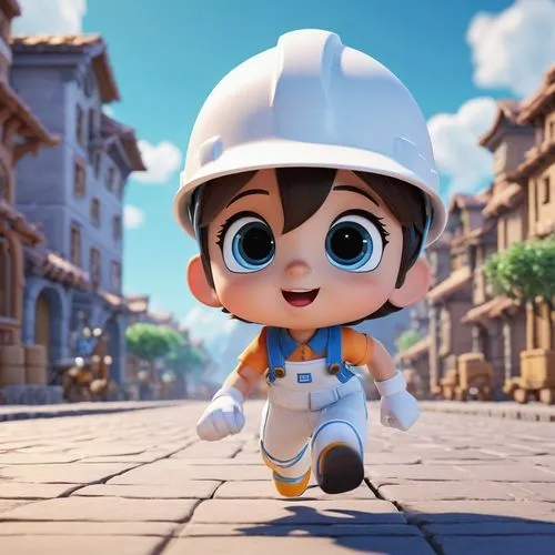 cute cartoon character,alita,pororo the little penguin,kidzania,garrison,robotboy,Unique,3D,3D Character