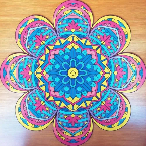 Painting Abstract MANDALA Body Art Oil Painting
,an abstract drawing in pink and blue on wood,flower mandalas,mandala art,mandala,mandala flower,mandala flower drawing,mandalas,Illustration,Realistic 