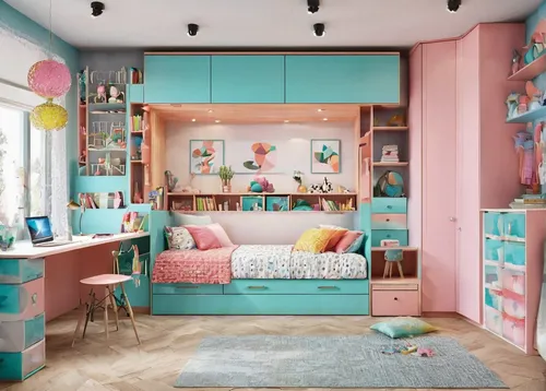 the little girl's room,kids room,children's bedroom,baby room,doll house,children's room,playing room,boy's room picture,doll kitchen,pastel colors,great room,interior design,children's interior,pastels,bookshelves,modern room,danish room,dolls houses,nursery decoration,bookcase,Illustration,Abstract Fantasy,Abstract Fantasy 13