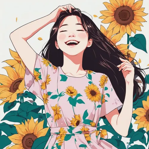 sunflower lace background,helianthus,sunflowers,sunflower coloring,joy,solar,helianthus sunbelievable,winner joy,sunflower,girl in flowers,floral background,flower background,sun flowers,daisies,sunshine,a girl's smile,beautiful girl with flowers,summer flower,falling flowers,sunflower paper,Illustration,Japanese style,Japanese Style 04