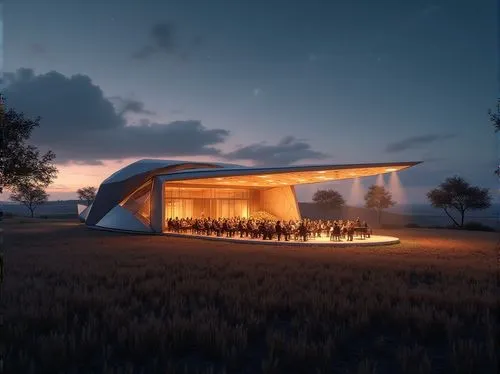 futuristic art museum,snohetta,renderings,3d rendering,futuristic architecture,dunes house,archidaily,siza,knight tent,event tent,renders,sky space concept,school design,unbuilt,etfe,revit,render,frame house,concert hall,prefab,Photography,General,Realistic