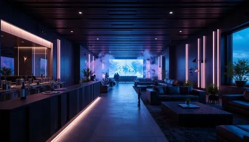 nightclub,blue room,baoli,intercontinental,piano bar,neon cocktails,luxe,japanese restaurant,hotel lobby,hotel riviera,neon coffee,luxury hotel,riviera,a restaurant,3d render,diner,ufo interior,bistro,shangri,hyatte