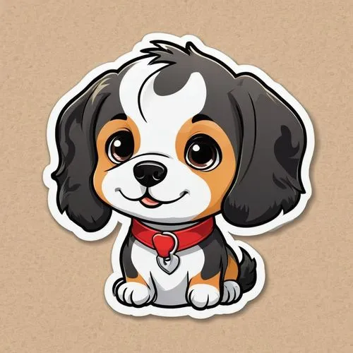 cavalier king charles spaniel,shih tzu,spaniel,clipart sticker,cocker spaniel,pubg mascot,Unique,Design,Sticker