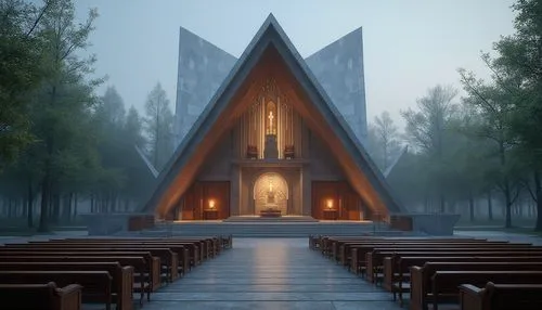 wooden church,forest chapel,black church,stave church,chapel,sanctuary,little church,honeychurch,render,sanctum,3d rendering,church faith,church painting,gothic church,archness,sketchup,the black church,christ chapel,chappel,snohetta,Photography,General,Realistic