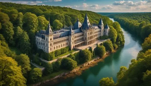 fairytale castle,fairy tale castle sigmaringen,fairy tale castle,neuschwanstein castle,chambord,water castle,neuschwanstein,hohenzollern castle,chateau,château de chambord,castle sans souci,bethlen castle,abbaye de belloc,dordogne,castle of the corvin,a fairy tale,france,fairy tale,castel,gold castle,Photography,General,Fantasy