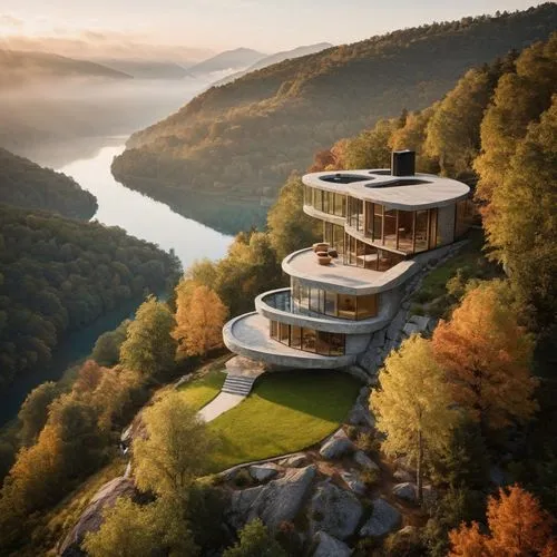 forest house,house in the mountains,modern architecture,house in mountains,luxury property,dunes house,house by the water,amanresorts,beautiful home,dreamhouse,svizzera,snohetta,house with lake,futuristic architecture,fallingwater,swiss house,luxury real estate,slovenia,arhitecture,cliffside