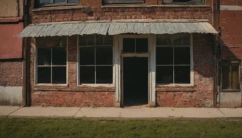 old brick building,old windows,dilapidated building,abandoned building,lubitel 2,row of windows,Photography,Documentary Photography,Documentary Photography 01