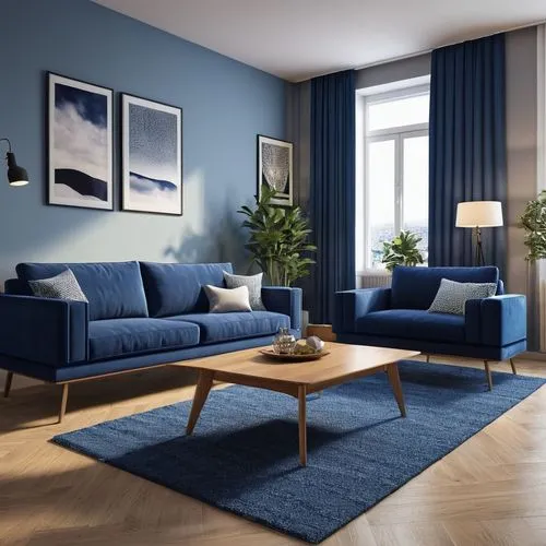 modern decor,contemporary decor,danish furniture,home interior,apartment lounge,blue room,Photography,General,Realistic