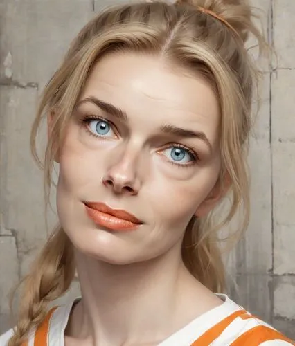 orange,retouching,natural cosmetic,orange color,orange half,portrait of a girl,anna lehmann,orangina,female model,clementine,orange cream,tangerine,aperol,greta oto,bright orange,angelica,chainlink,daphne,airbrushed,vintage makeup,Digital Art,Comic