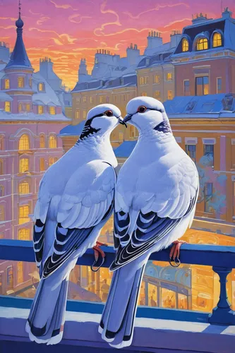 two pigeons,pair of pigeons,doves of peace,pigeons without a background,bird couple,city pigeons,silver gulls,love birds,love bird,a couple of pigeons,doves and pigeons,pigeons and doves,lovebirds,birds with heart,for lovebirds,domestic pigeons,white pigeons,i love birds,herring gulls,gulls,Art,Classical Oil Painting,Classical Oil Painting 27
